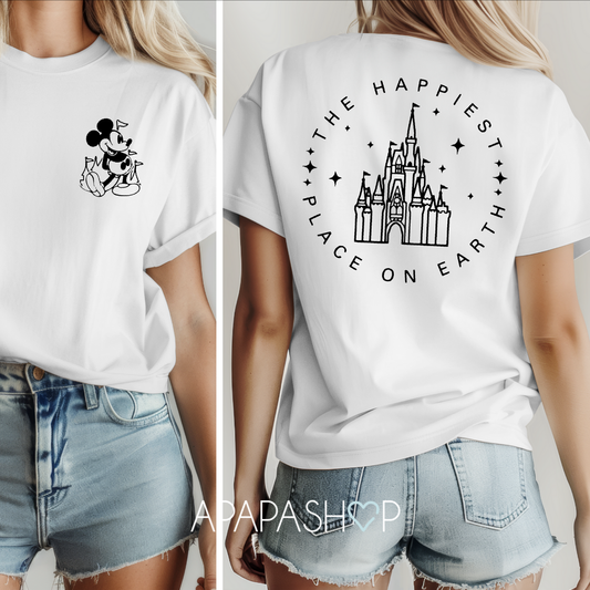 Playera castillo2 disney